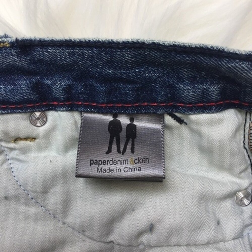 Anthropologie Paper Denim & Cloth Cut Off Jean Shorts 30 - Picture 6 of 7